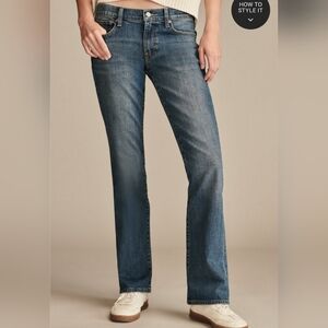 Lucky Brand The sweet jean boot 6 dark wash denim